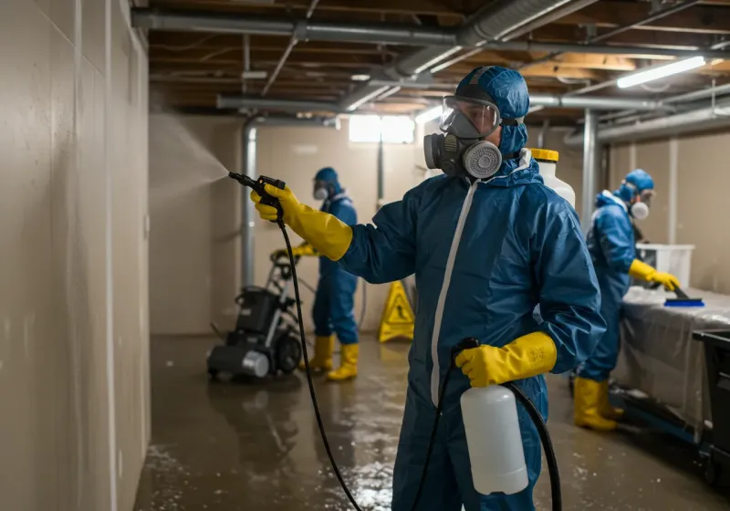 Basement Sanitization and Antimicrobial Treatment process in Saguache County, CO